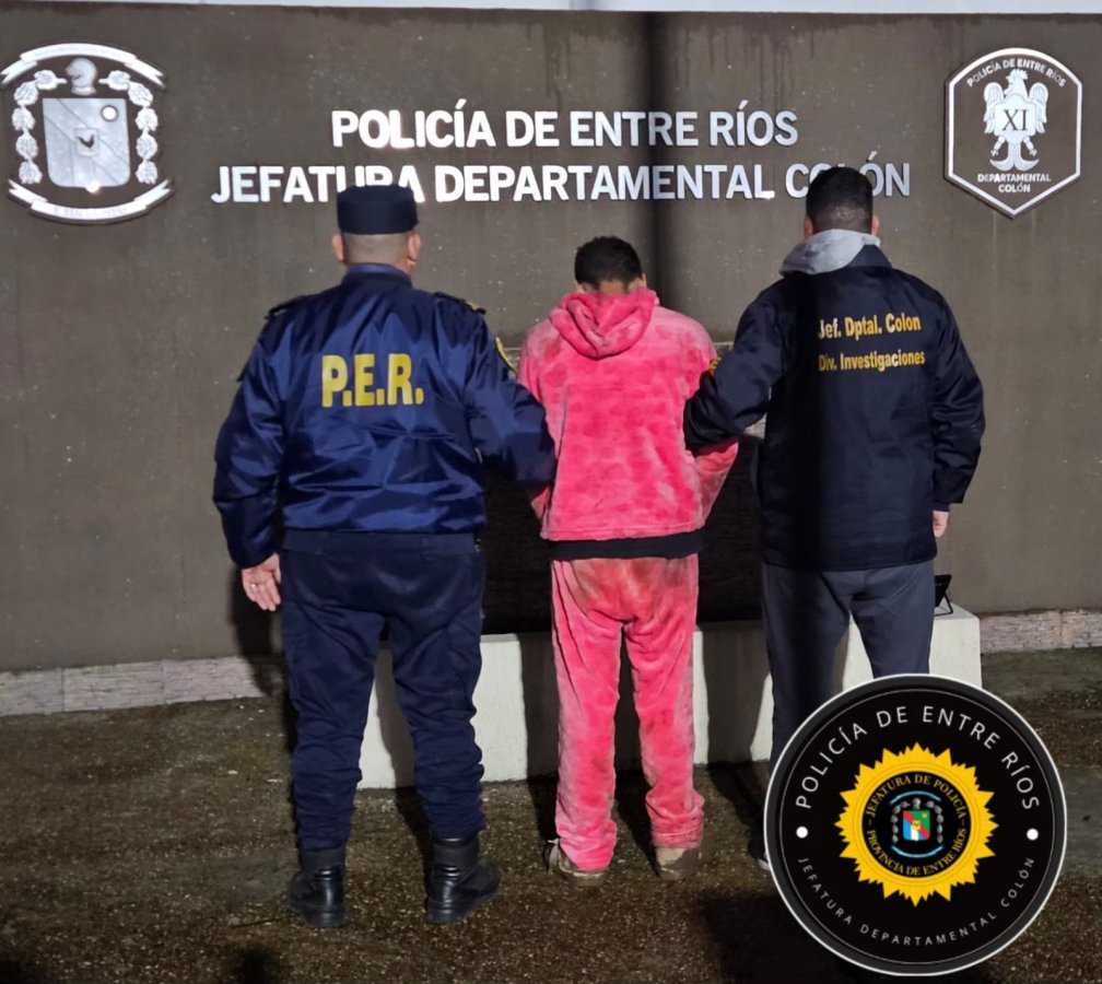Detuvieron a un hombre con pedido de captura en Colón.