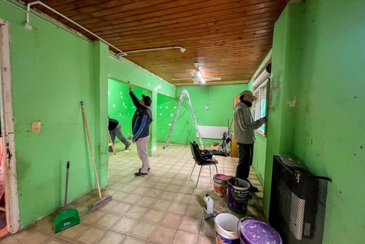 Obras públicas trabaja en distintos puntos de la ciduad.