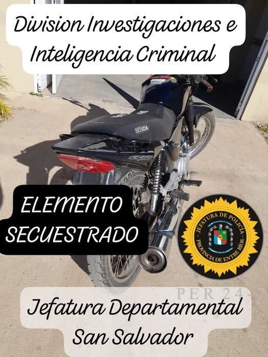Secuestraron una moto por anomalías 