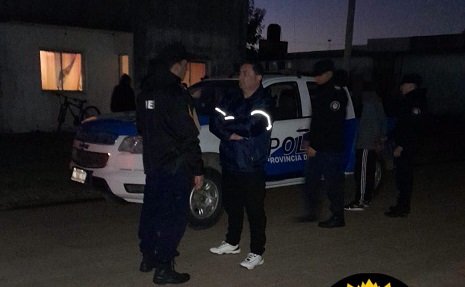 Detenido por provocar un altercado entre vecinos del barrio Papa Francisco.