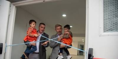 Frigerio participó de los festejos por el aniversario de General Campos e inauguró un nuevo jardín maternal.
