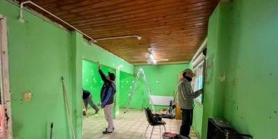 Obras públicas trabaja en distintos puntos de la ciduad.