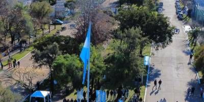 Este sábado se llevo adelante el acto por el Día de la Bandera.