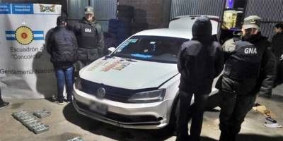 Secuestraron 24 kilos de cocaína en el Peaje de Yeruá .