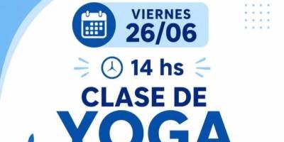 Darán clases de Yoga para el personal del hospital San Miguel.