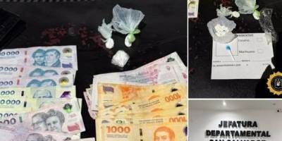 Secuestraron cocaína en un procedimiento en San Salvador.