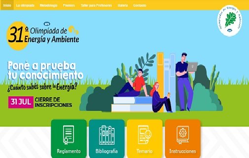 Convocan a los estudiantes secundarios de todo el país a participar de la 31° Olimpíada de Energía y Ambiente. 