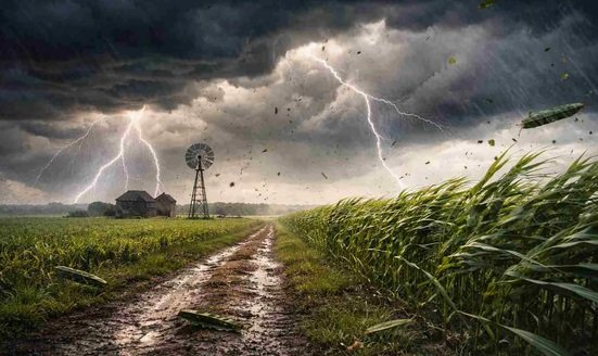 Rige un alerta por tormentas para este viernes.