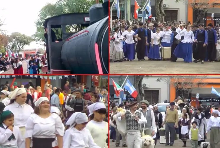 Fiesta Nacional de la Colonización: el tradicional desfile histórico emocionó en San José.