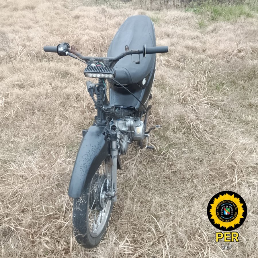 Secuestraron una moto por adulteración en la numeración del motor.