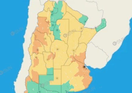 Emitieron alerta por tormentas fuertes para la noche de este viernes y este sábado.