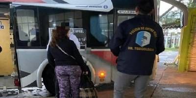 Secuestraron cocaína a un hombre que viajaba en un micro.