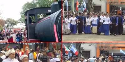 Fiesta Nacional de la Colonización: el tradicional desfile histórico emocionó en San José.