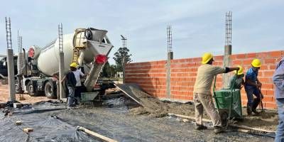 Avanza a buen ritmo la construcción de una nueva escuela para más de 500 estudiantes.