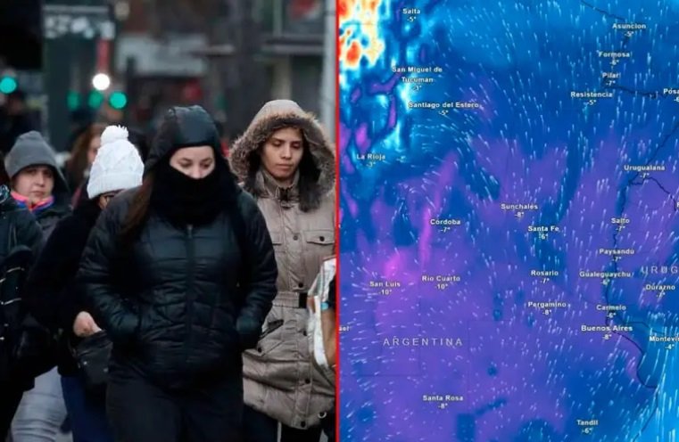 El aire frío avanza sobre Entre Ríos y anticipan un fuerte cambio de temperatura.