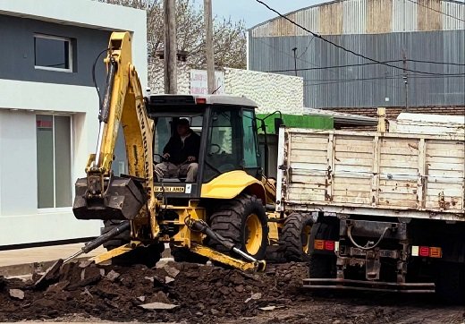 Continúan las obras en General Campos.