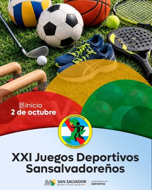 Vuelven los Juegos Deportivos Sansalvadoreños.