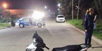 Una moto y una bicicleta colisionaran un menor fue hospitalizado