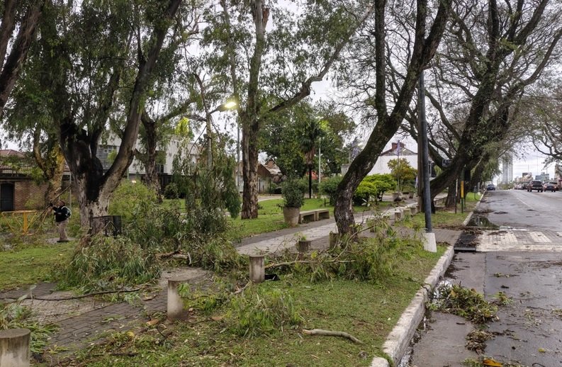 Voladuras de techo, caída de árboles, mampostería y postes de luz dice el primer reporte municipal de la tormenta.