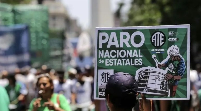 ATE convocó a un paro nacional para el jueves contra el DNU 70/23.