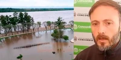 El intendente de Concordia advirtió que el río Uruguay “podría llegar a los 15 metros”.